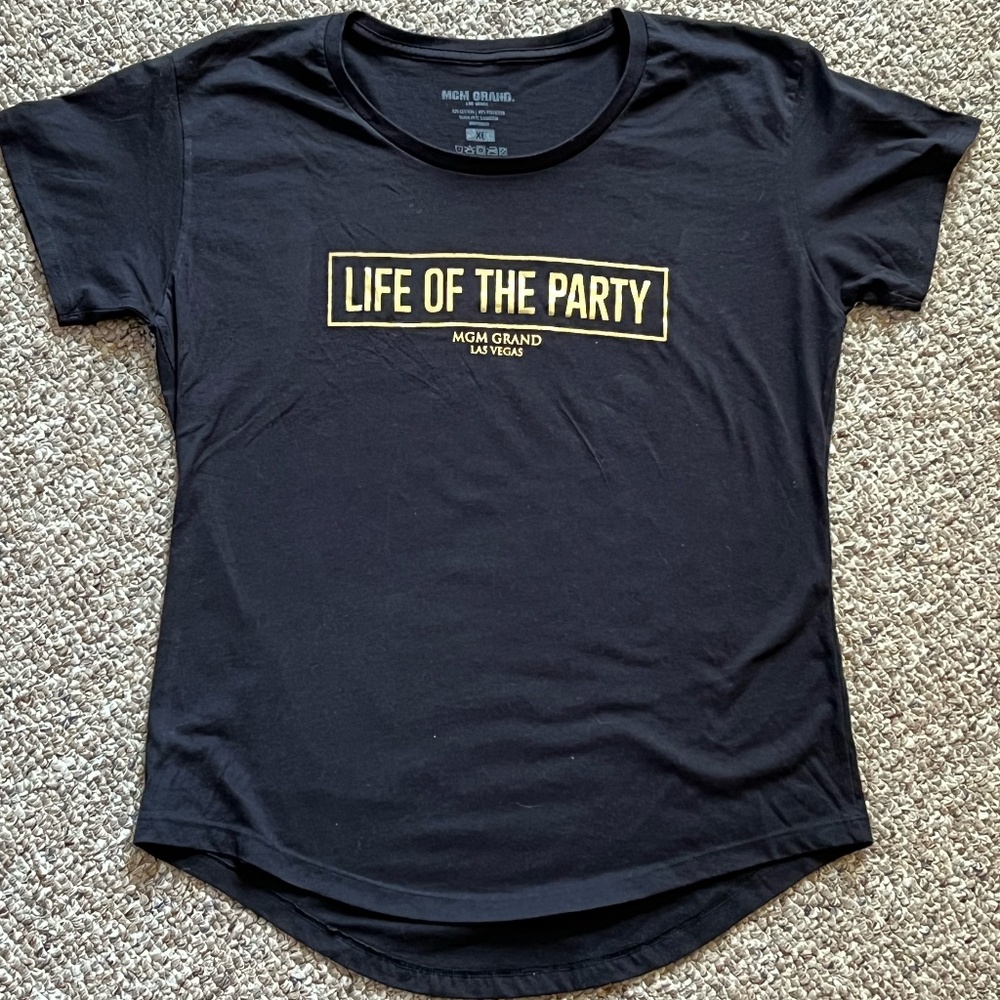 MGM GRAND LOGO LAS VEGAS, SIZE XL TEE